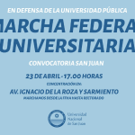 Marcha Federal Universitaria en San Juan