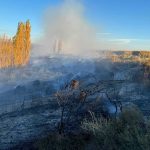 Rápida intervención sofoca incendio en finca de Iglesia
