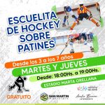 La Municipalidad lanzó la Escuelita de Hockey sobre Patines