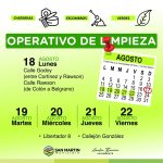 San Martín continúa con los operativos de limpieza en distintos sectores del departamento