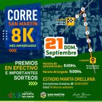 San Martín ajusta el circuito de la Carrera Aniversario, que ahora será de 8km