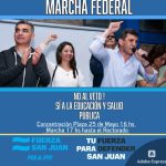 San Juan se suma a la Marcha Federal en defensa de la educación  pública