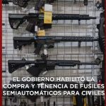 Milei habilitó la compra y tenencia de fusiles semiautomáticos para civiles