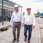 El gobernador recorrió el avance de obra del Centro Integrador Comunitario de Marquesado