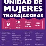 Convocan a marchar por el Día Internacional de la Mujer Trabajadora