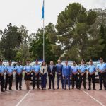 Orrego encabezó el relevo del subjefe policial, presentó la nueva plana mayor y entregó movilidades para reforzar la seguridad