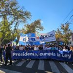 Masiva movilización con estudiantes, docentes, gremios y organizaciones sociales, que se sumaron a la Marcha Federal Universitaria