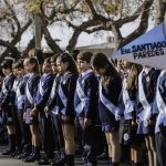 Estudiantes de Santa Lucía prometieron lealtad a la Bandera