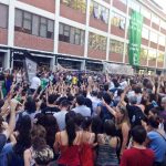 Científicos del Conicet tomaron el Polo Científico en reclamo por bajas en la obra social y becas