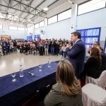 Orrego inauguró la ampliación de una escuela en Difunta Correa que brinda más espacios y herramientas para los estudiantes