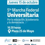 San Juan se moviliza en defensa de la educación pública: convocan a la quinta Marcha Federal Universitaria